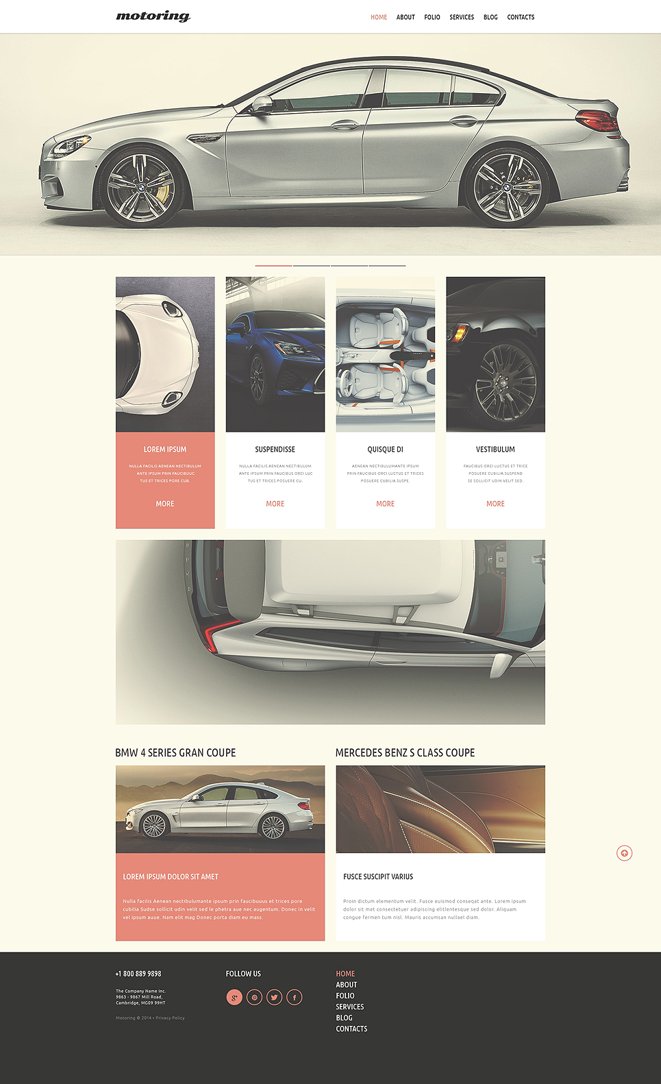 Car Club Responsive Website Template New Screenshots BIG