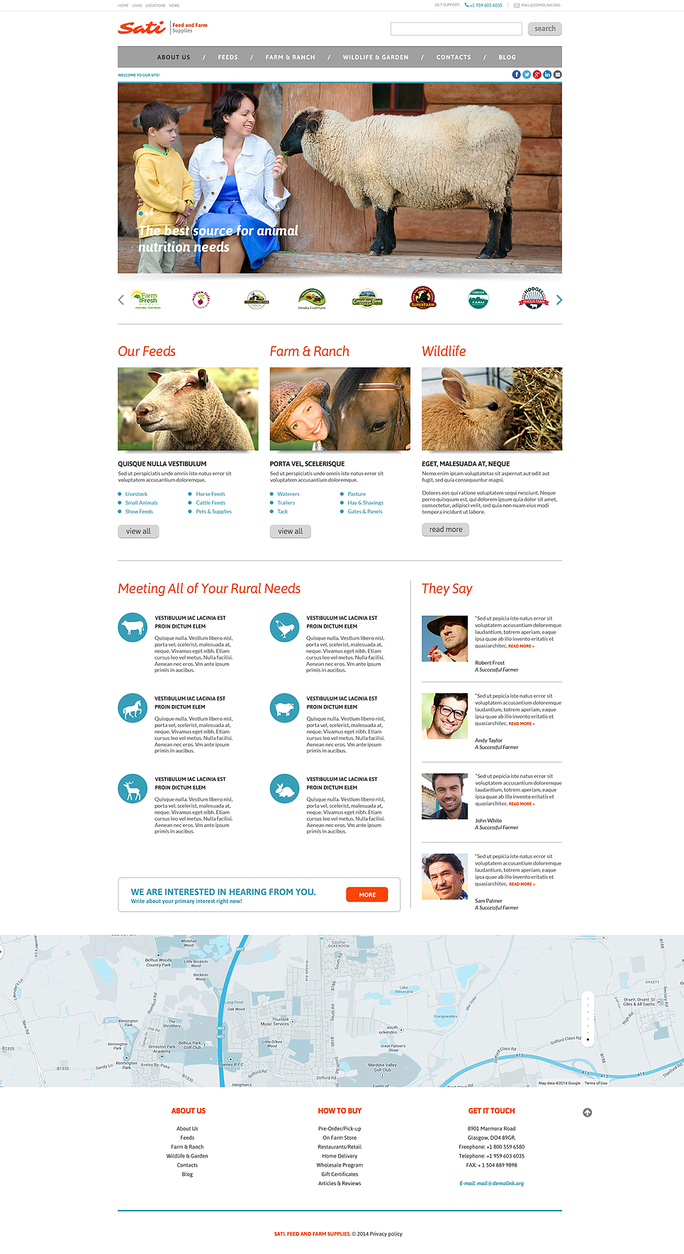 Farm Responsive Website Template New Screenshots BIG