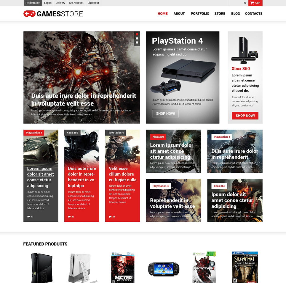Games Responsive WooCommerce Theme Big Screenshot Games Responsive WooCommerce Theme New Screenshots BIG