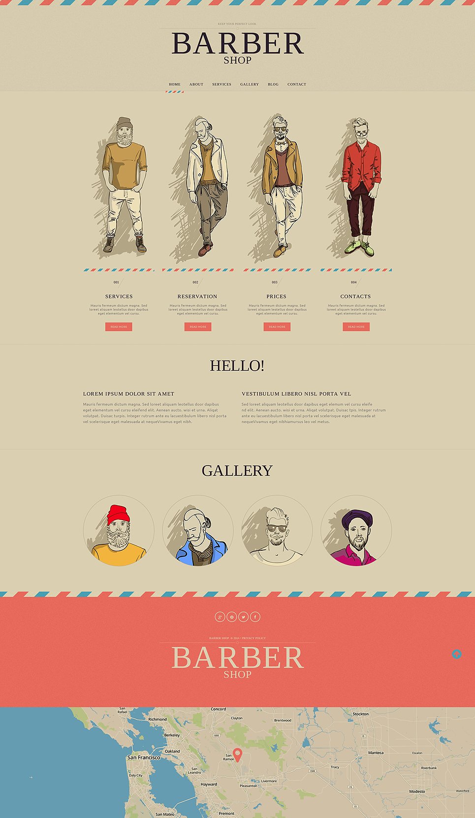 Hair Salon Responsive Website Template New Screenshots BIG