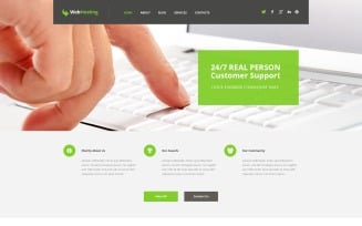 Hosting Responsive WordPress Theme