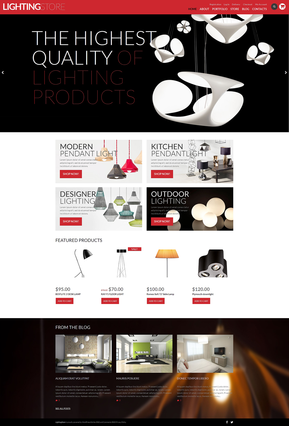 Lighting Store WooCommerce Theme New Screenshots BIG