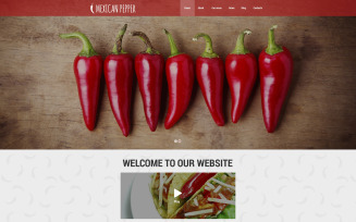 Mexican Restaurant Responsive Website Template