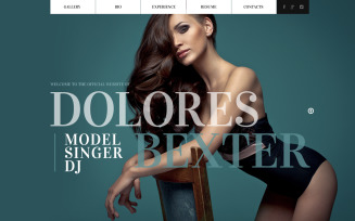 Personal Page Responsive Website Template