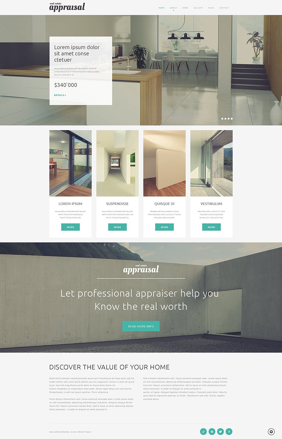 Real Estate Agency Responsive Website Template New Screenshots BIG