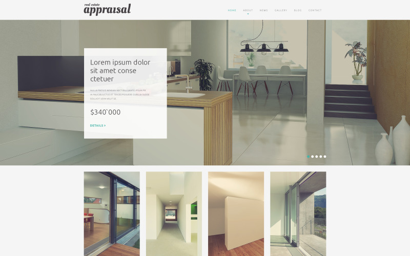 Real Estate Agency Responsive Website Template