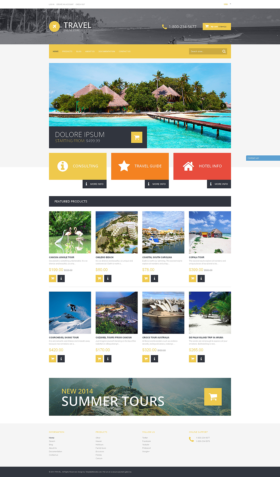 Travel Destinations Shopify Theme New Screenshots BIG