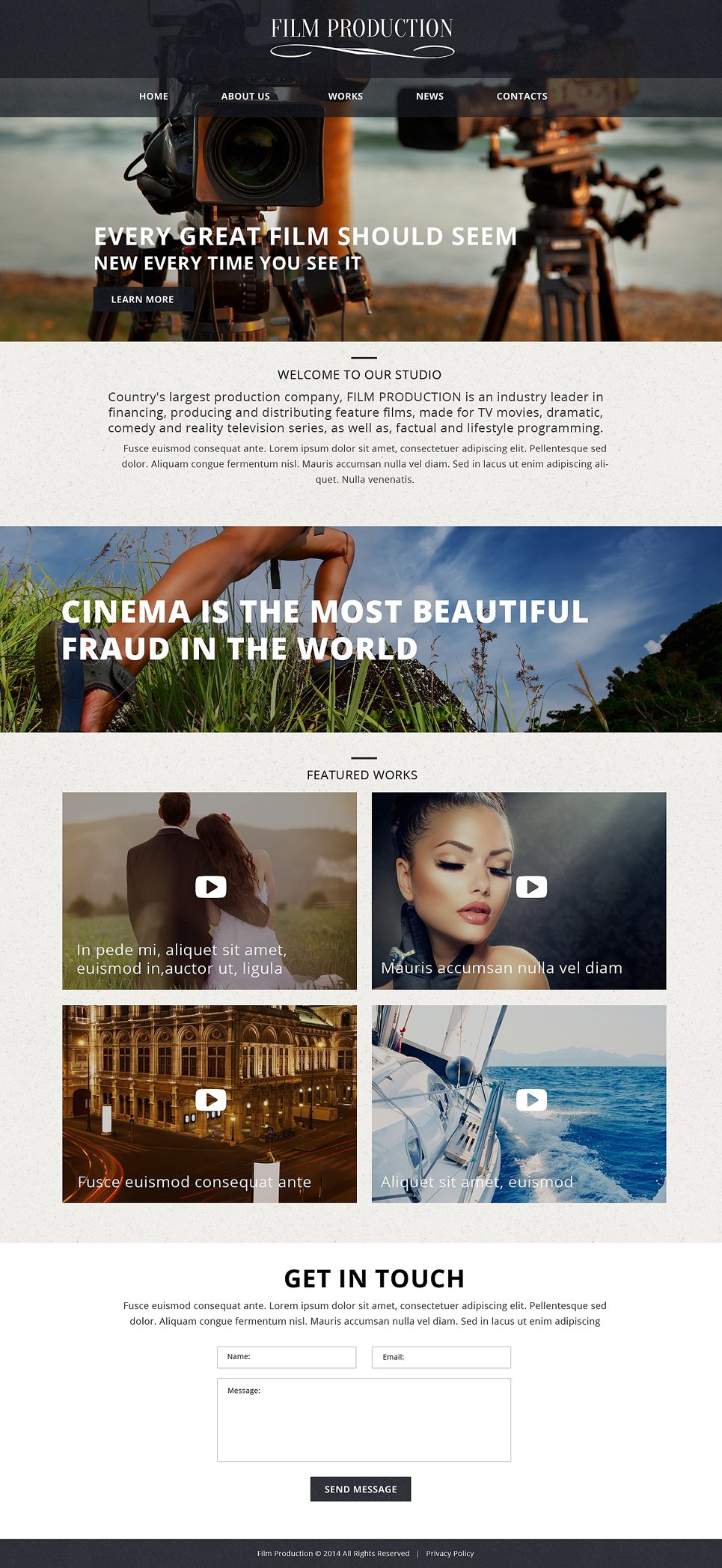 Video Lab Responsive Website Template New Screenshots BIG