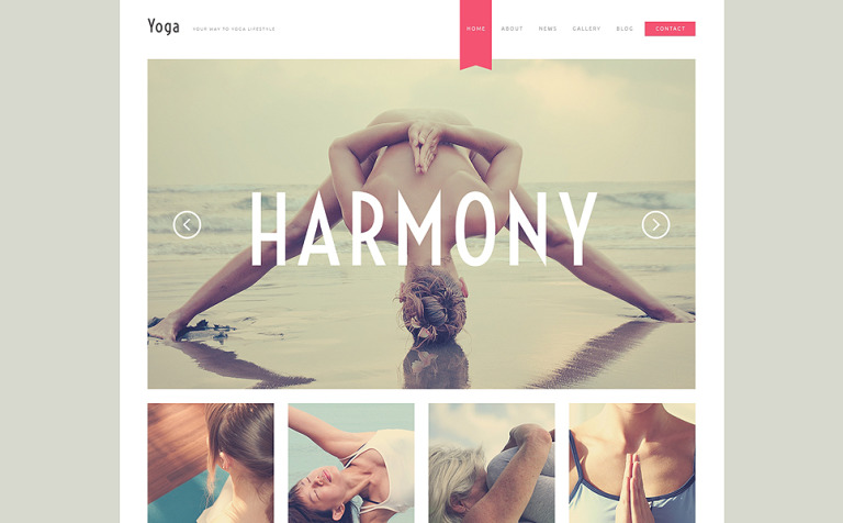 Yoga Responsive WordPress Theme