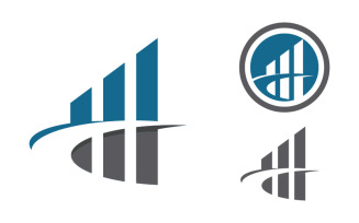 Business Finance concept logo illustration design v.2