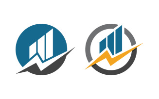 Business Finance concept logo illustration design v.4