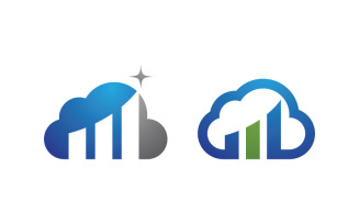 Business Finance concept logo illustration design v.6