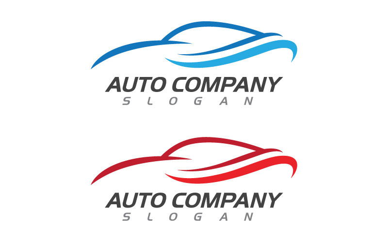 Racing Auto car Logo Template vector illustration v.6