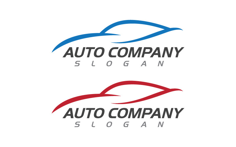 Racing Auto car Logo Template vector illustration v.8