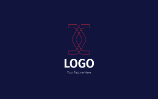 Red C Letter Logo Design Template