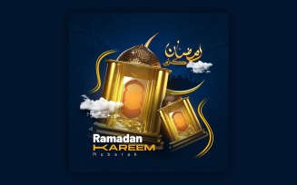 Ramadan Kareem Social Media Template Design