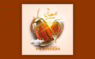 Ramadan Kareem Social Media Template Design