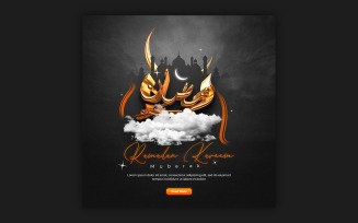 Ramadan Kareem Social Media Template Design