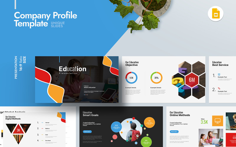 The Education Google Slide Presentation Layout