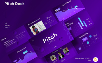Business Pitch Deck Google Slide Template 2040
