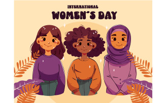 Celebratory Illustration for International Women's Day