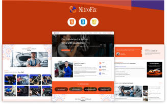 NitroFix – Car Repair & Auto Service HTML Website Template