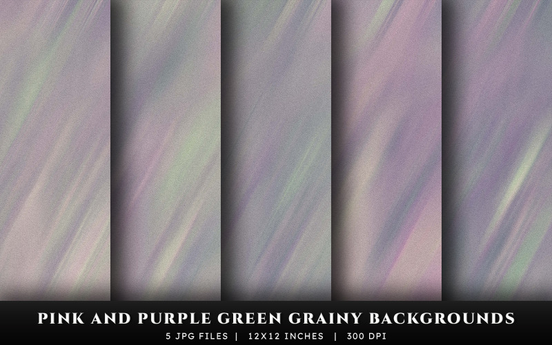 Pink and Purple Green Grainy Texture Backgrounds