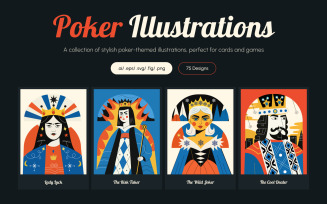 Poker Illustration Art Set