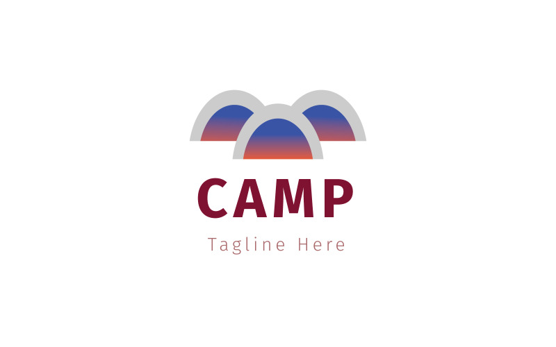 CAMP Logo Design Template Logo Template