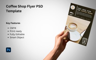 Coffee Shop Poster PSD Template