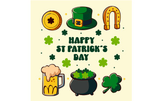 Colorful St. Patrick's Day Celebration Graphic