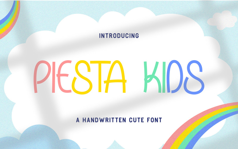 Piesta Kids - Playful Cute Handwritten Font