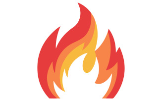 A YouTube channel logo with fire