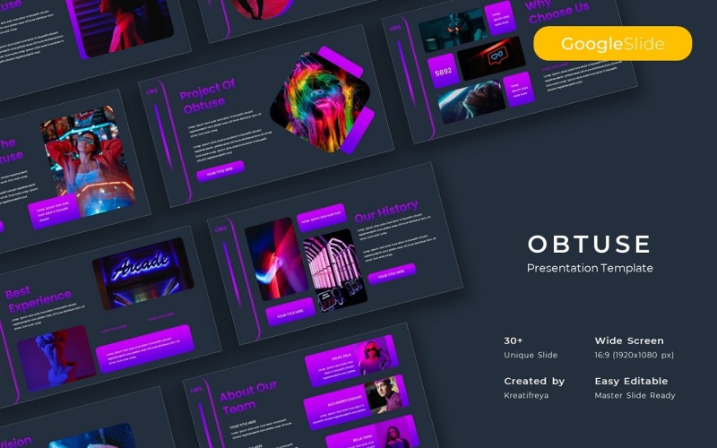 Obtuse – Business Google Slide Template