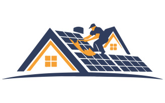 The logo features a stylized house