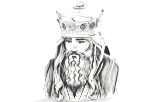 Medieval King Bust 3D Model