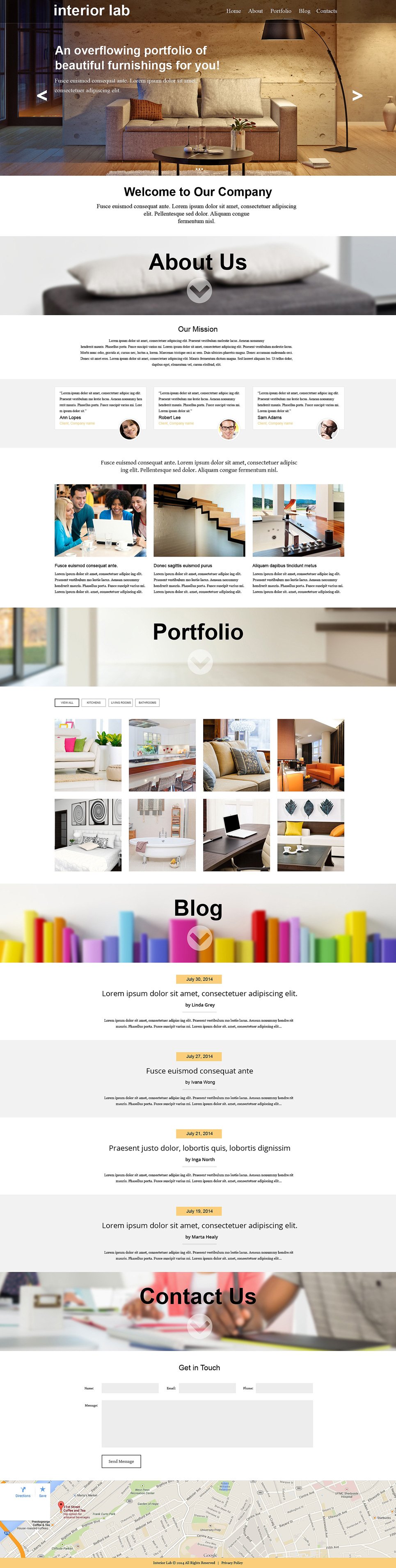 Interior Design Muse Template New Screenshots BIG