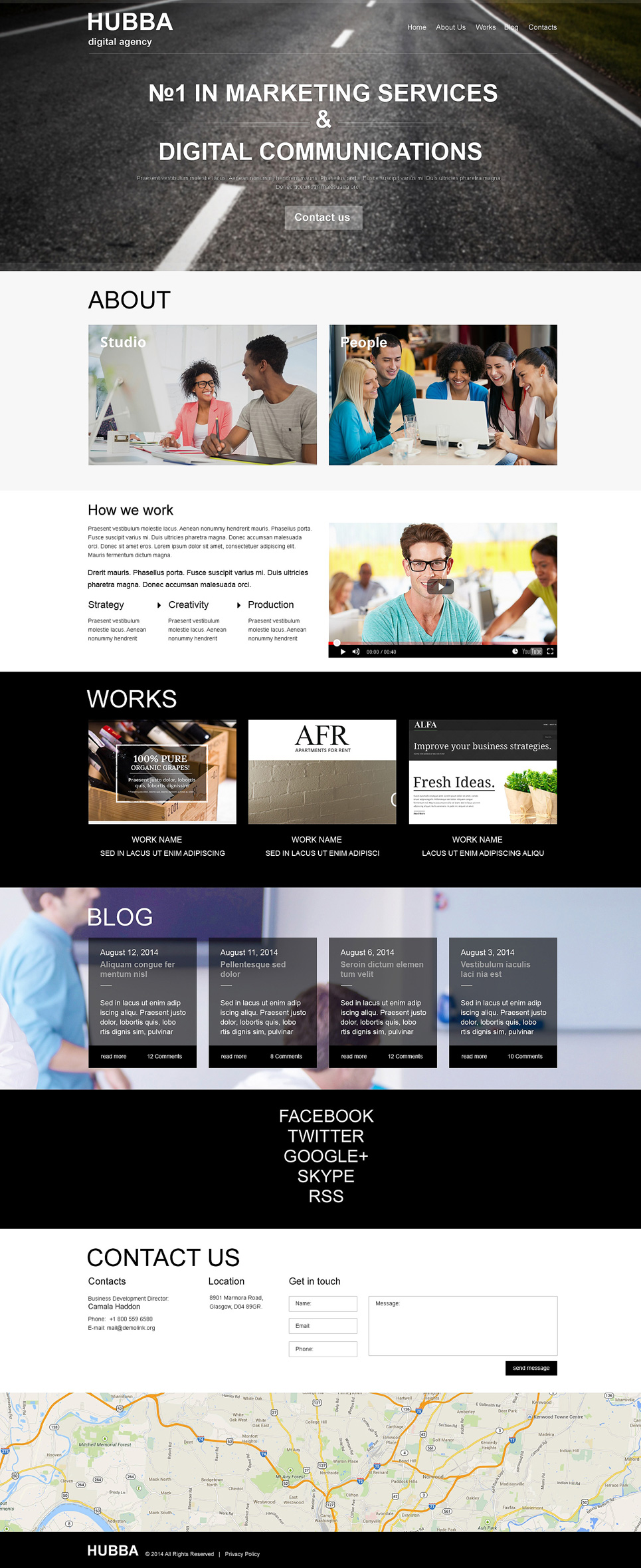 Marketing Agency Muse Template New Screenshots BIG