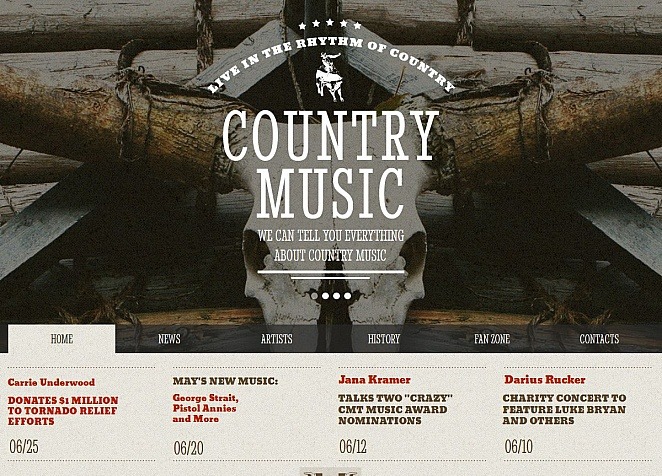 Music Band Premium Moto CMS HTML Theme Big Screenshot Music Band Moto CMS HTML Template New Screenshots BIG