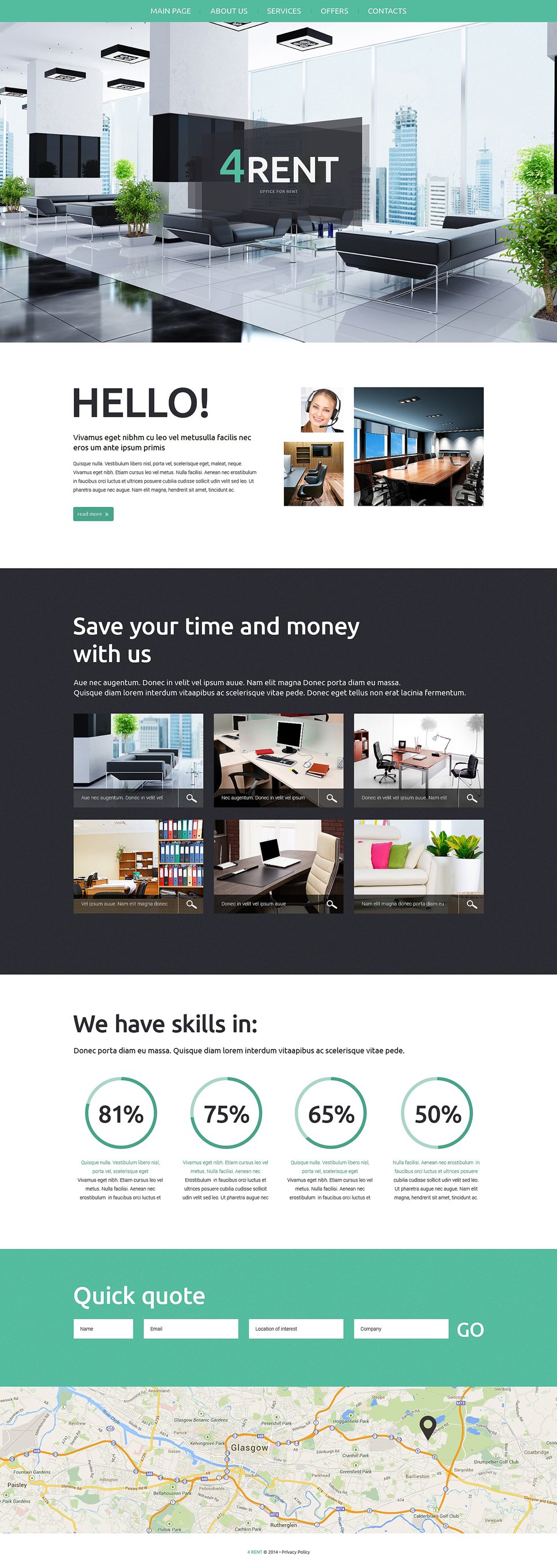 Real Estate Agency Responsive Website Template New Screenshots BIG