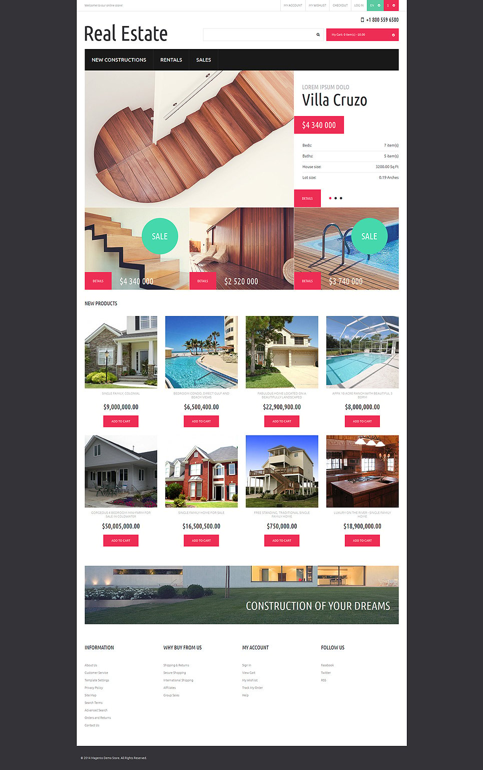 Reliable Real Estate Magento Theme New Screenshots BIG