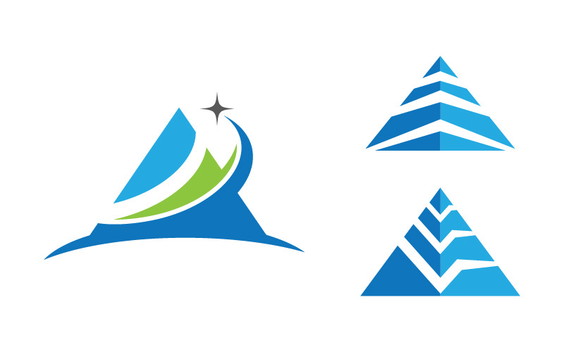 Business Finance service icon logo illustration design template v.10 Logo Template