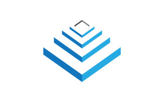 Business Finance service icon logo illustration design template v.9