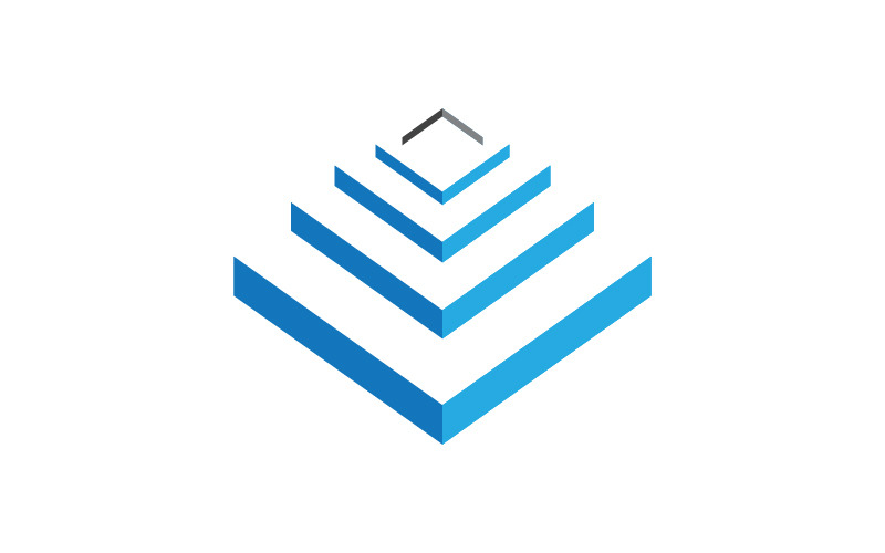 Business Finance service icon logo illustration design template v.9 Logo Template