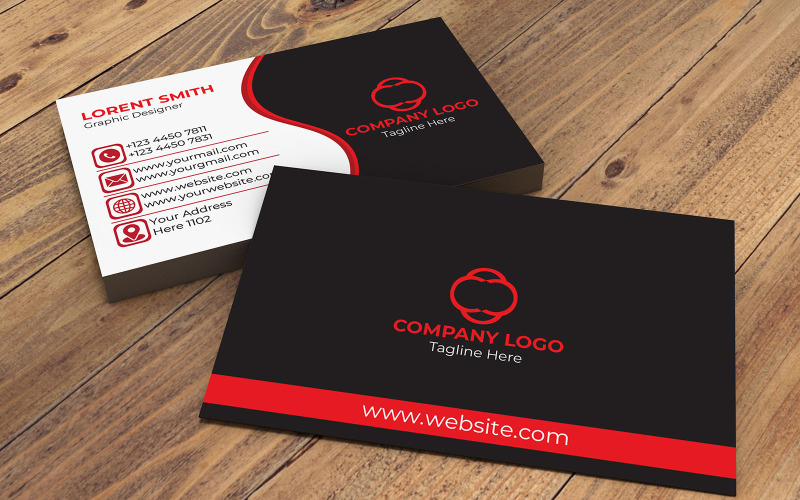 Business Card- Simple Business Card Corporate Identity