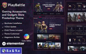 Playbattle - Gaming Accessories and Gadgets Store Prestashop Responsive Theme