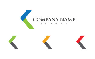 Arrow Investment Business Finance icon Logo design v.1