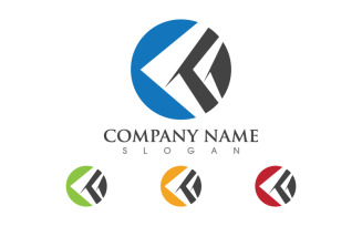 Arrow Investment Business Finance icon Logo design v.5