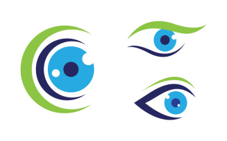 Branding Corporate Health Eye Care vector Logo design v.20