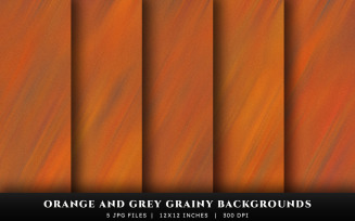 Orange and Grey Grainy Texture Backgrounds
